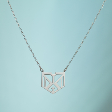 Srebrny rodowany naszyjnik Mitawa,  AG925 44cm