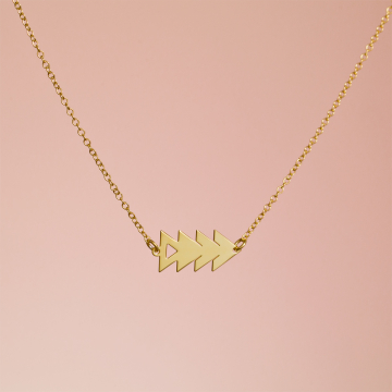 Srebrny pozłacany naszyjnik Yamina,  AG925 42cm