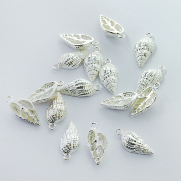 Srebrna zawieszka muszelka podłużna AG925 18,5mm