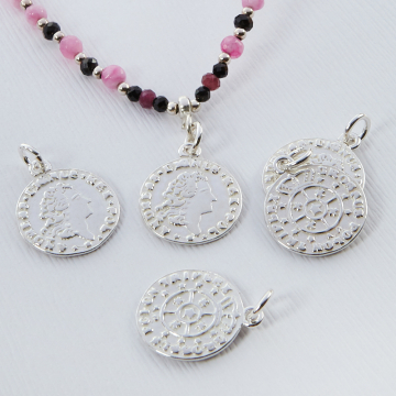 Srebrna moneta zawieszka 13,5mm