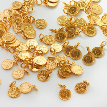 Srebrna zawieszka mini moneta AG925 8mm