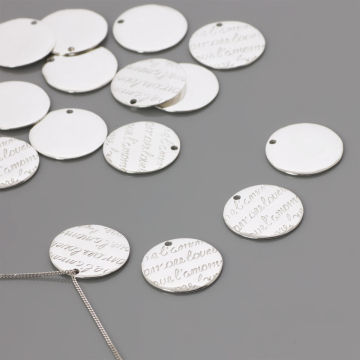 Srebrna celebrytka z napisem 16mm AG925