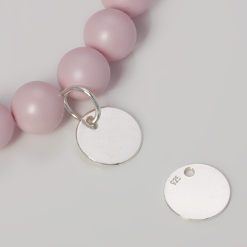 Srebrna celebrytka kółeczko 10mm AG925