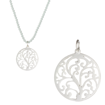 Srebrna zawieszka drzewo 29mm AG925