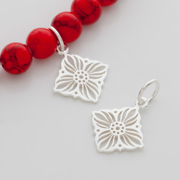 Srebrna zawieszka kwadrat 19mm AG925