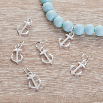 Srebrna zawieszka kotwica 15,5mm AG925