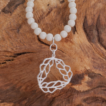 Srebrna zawieszka ażurowa 23mm, AG925