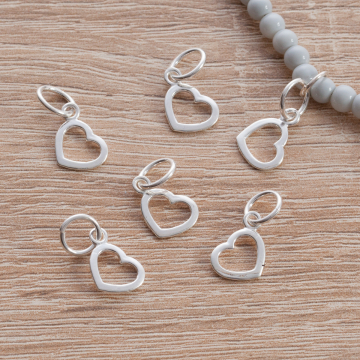 Srebrne serce 11x8mm AG925