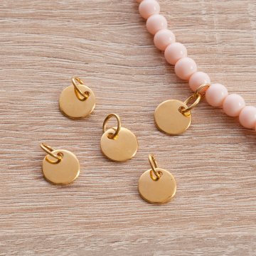 Srebrne kółko gładkie AG925 pozłacane 9mm