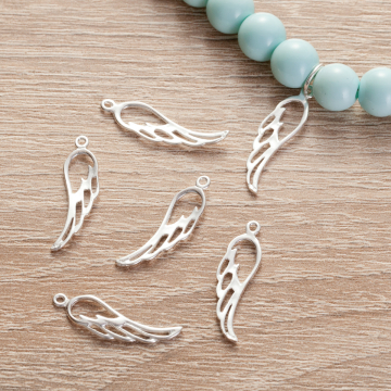 Srebrna zawieszka skrzydło anioła AG925 22,5mm