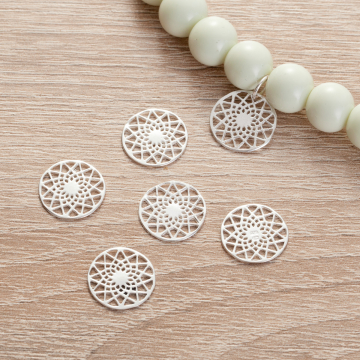 Srebrna zawieszka łapacz snów AG925 14mm