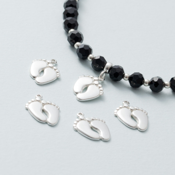 Zawieszka stopki AG925 srebrny 15mm