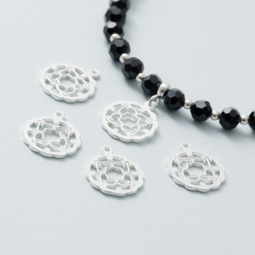 Zawieszka ażurowa AG925 srebrny 14mm