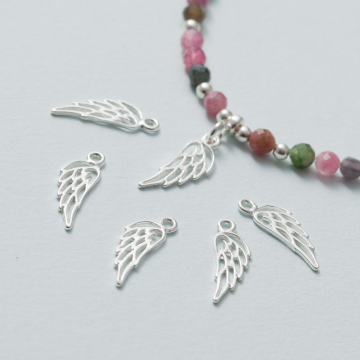 Zawieszka skrzydło ażurowe AG925 srebrny 16mm