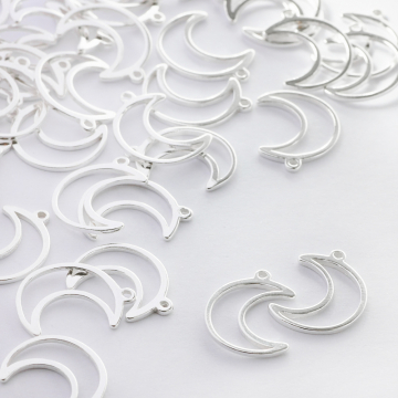 Zawieszka księżyc wycięty AG925 16mm