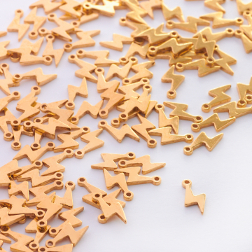 Zawieszka mini piorun AG925 pozłacany 9,5mm