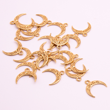 Srebrna zawieszka róg obfitości AG925 pozłacany 12mm