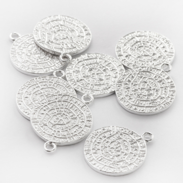 Srebrna zawieszka moneta antyczna AG925 18mm