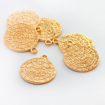 Srebrna zawieszka moneta antyczna AG925 18mm