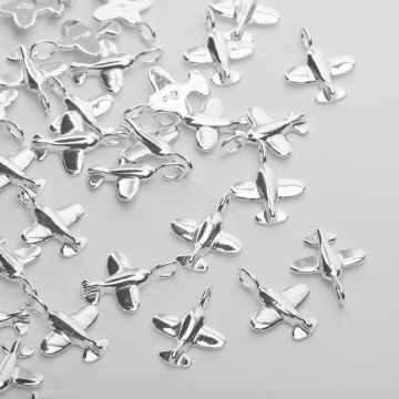 Srebrna zawieszka samolocik AG925 15,5mm