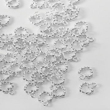 Srebrna zawieszka serce AG925 10mm