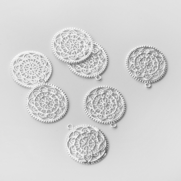 Srebrna zawieszka "serwetka" AG925 24,5mm