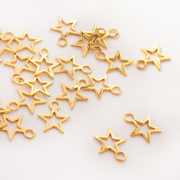Zawieszka pozłacana gwiazdka AG925 15x12mm