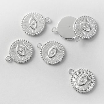 Srebrna zawieszka oko proroka AG925 14mm