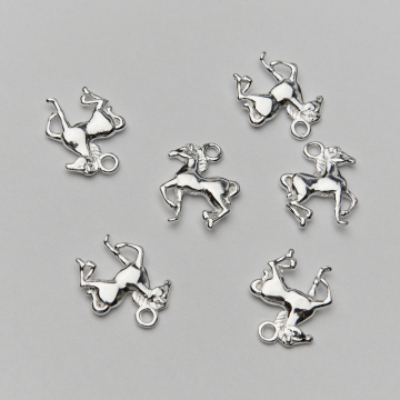 Srebrna zawieszka koń mustang AG925 14mm