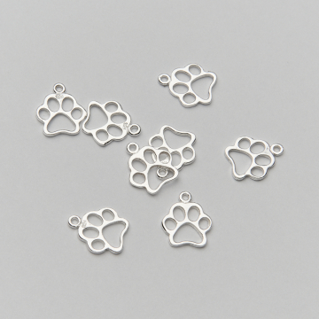 Srebrna zawieszka łapa psa AG925 11mm