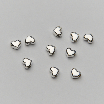 Srebrny koralik mini serduszko AG925 4mm