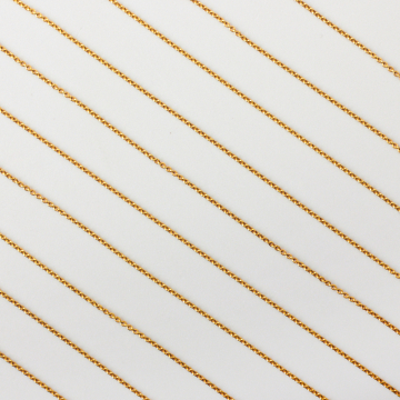 Łańcuszek rolo drobny GOLDFILLED AU585 1mm