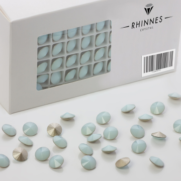 Rhinnes rivoli stone frozen blue 10mm