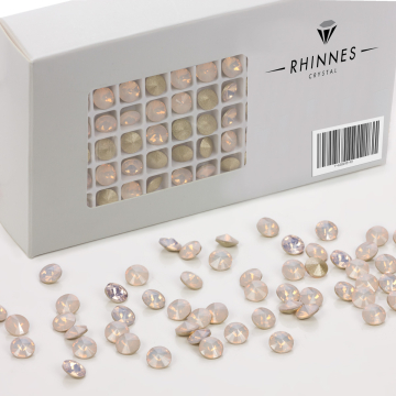 Rhinnes rivoli rose opal 6mm