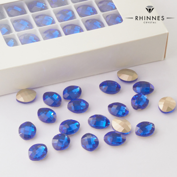 Kryształy Rhinnes leaf sapphire 14x11mm