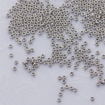 Przekładka mini oponka ze stali chirurgicznej w kolorze srebrnym 2,5mm