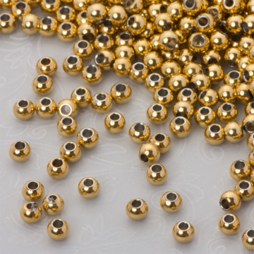 Kulki ze stali chirurgicznej w kolorze złotym 4mm PVD