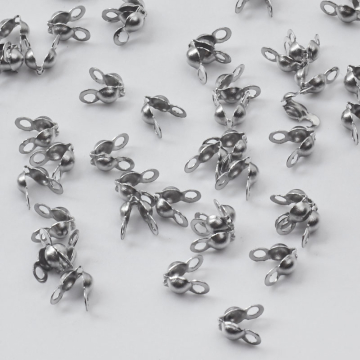 Łapaczki dziewczynki ze stali chirurgicznej w kolorze srebrnym 3mm