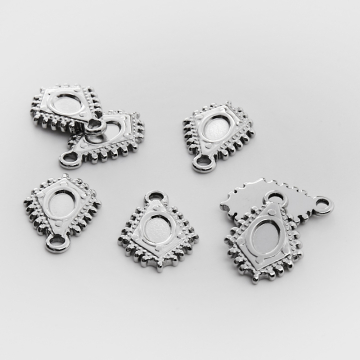 Zawieszka ze stali chirurgicznej ozdobna latawiec w kolorze srebrnym 17mm