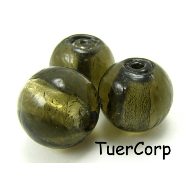 Szkło weneckie kulka czarny diament 14mm