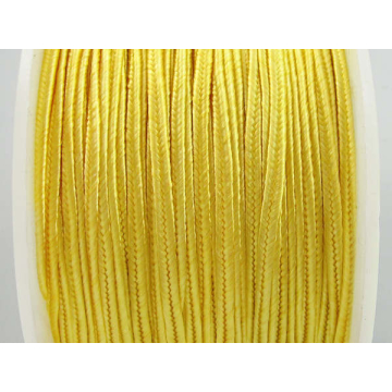 Sznurek do sutaszu 3mm żołty