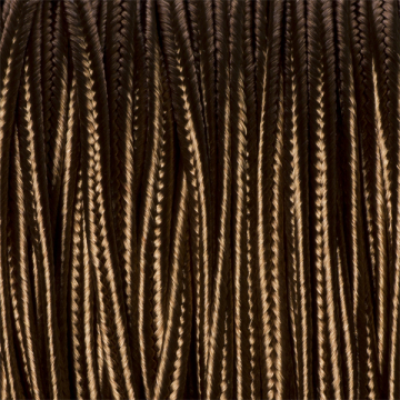 Sznurek do sutaszu mleczna czekolada 3mm