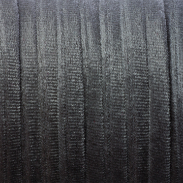 Sznurek welurowy grafitowy 1.5x6mm