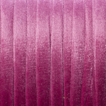 Sznurek welurowy różowy 1.5x6mm