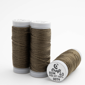 Nić craft do beadingu nr 40 olive