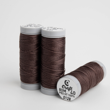 Nić craft do beadingu nr 40 mocha