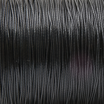 Sznurek powlekany czarny 0,5mm
