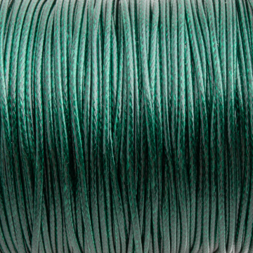 Sznurek powlekany butelkowa zieleń 1mm