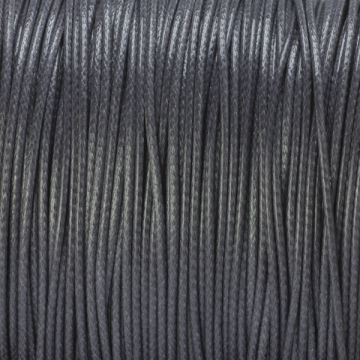 Sznurek powlekany ciemno szary 1mm