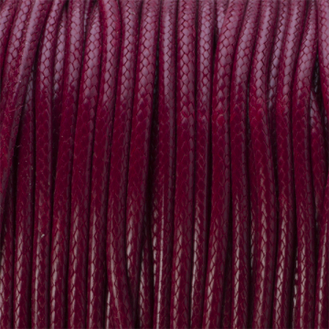 Sznurek powlekany bordowy 2mm